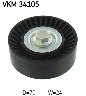 SKF Vezetőgörgő, hosszbordás szíj VKM34105_SKF